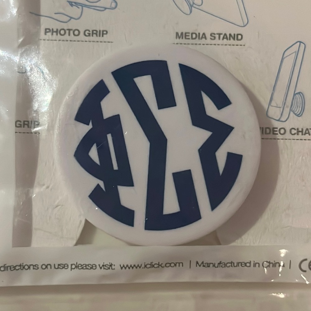 Phi Sigma Sigma sorority Greek life pop sockets for your phone  brand new